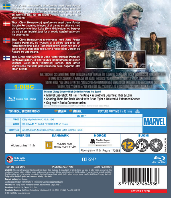 Movie - Thor: The Dark World/Scandi