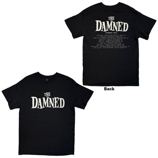 Damned - Damned Logo Eu Tour Summer 25 Uni Bl T-Shirt