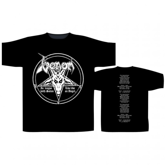 Venom - T/S In League With Satan (Xl)