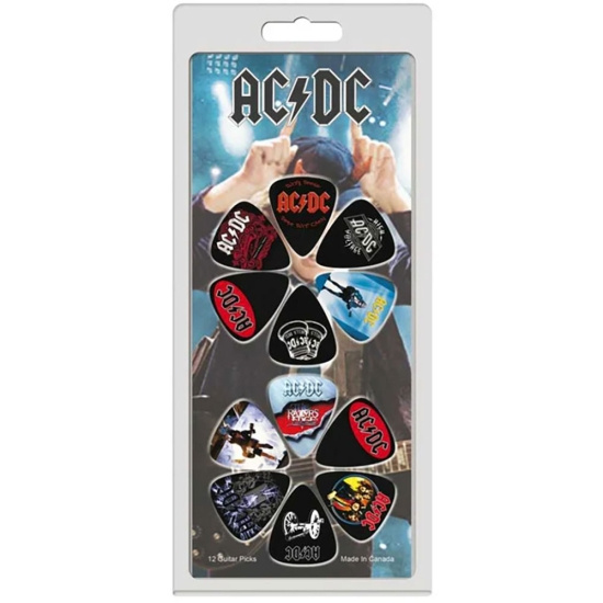 Ac/Dc - Album Covers 12-Pack Plectrum Pack