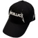 Metallica - Text & M Logos Bl Baseball Cap Metallica - Text & M Logos Bl Baseball Cap