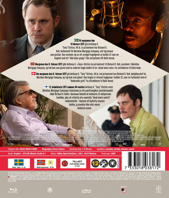 Movie - Dead Man's Wire (Blu-Ray)