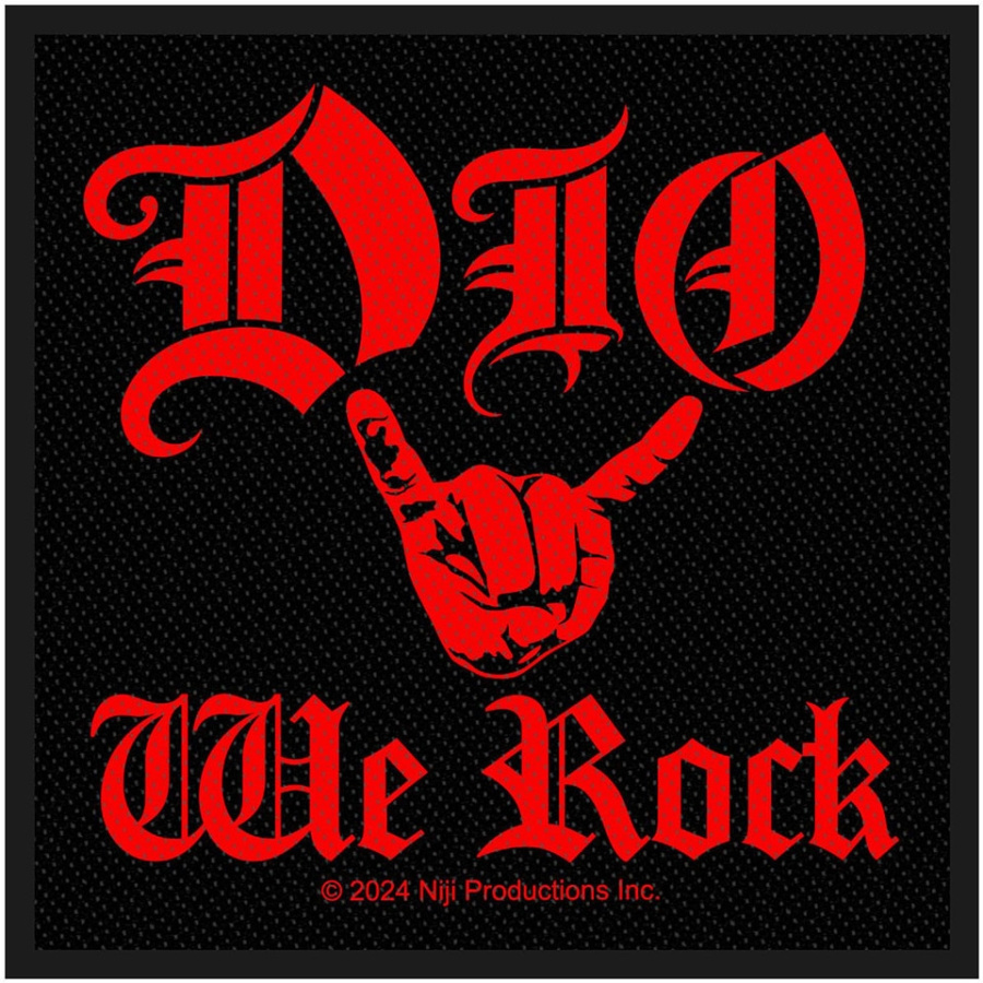 Dio - We Rock Standard Patch