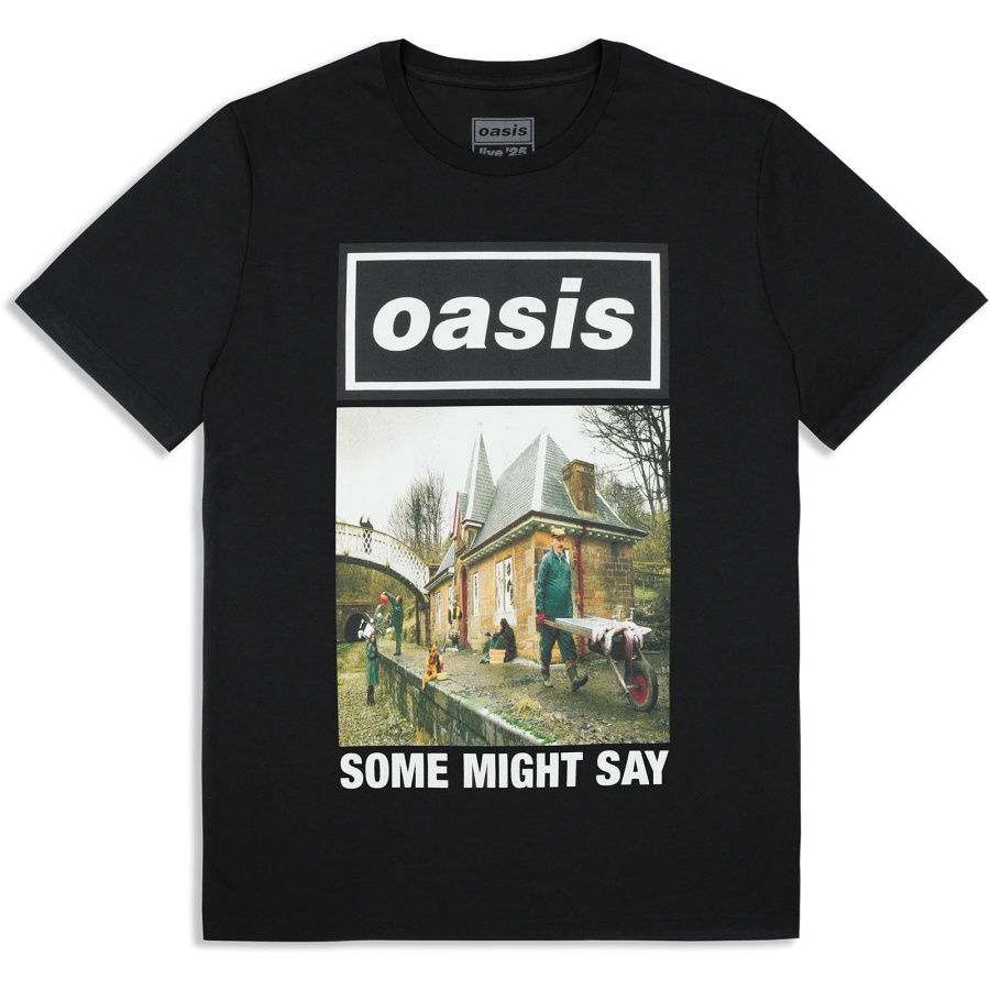 Oasis - Some Might Say Single Cover Bl T-Shirt