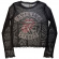 The Rolling Stones - Tour 78 Lady Bl Mesh Crop T-Shirt The Rolling Stones - Tour 78 Lady Bl Mesh Crop T-Shirt