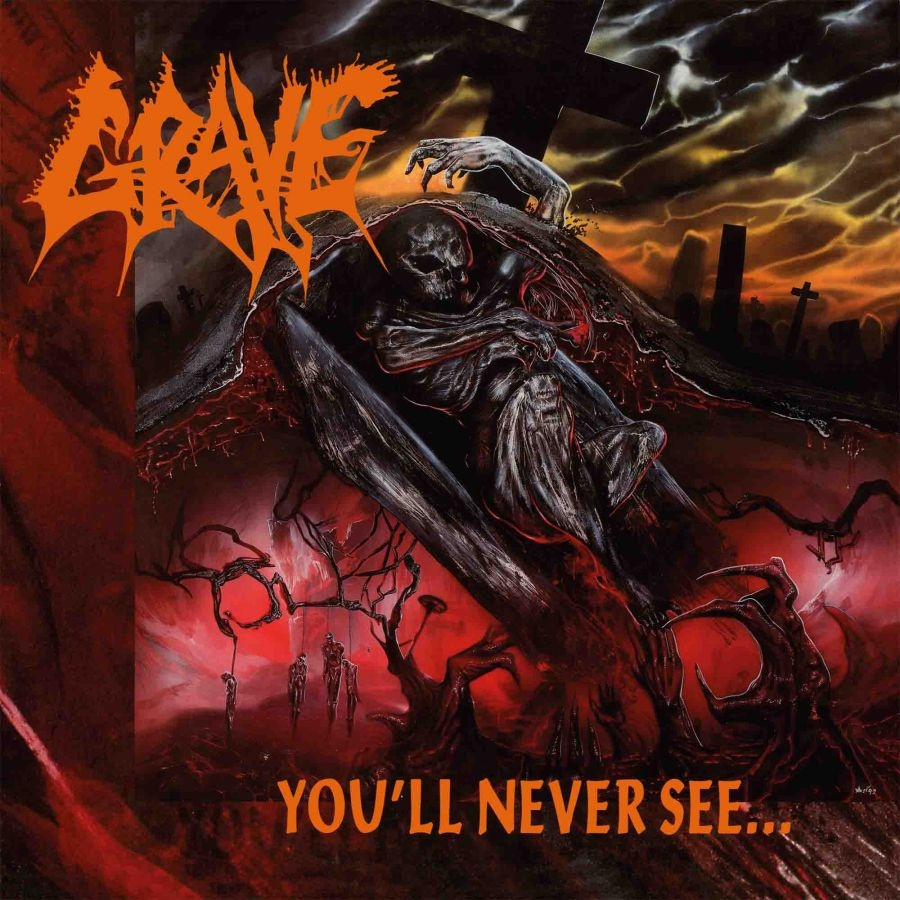 Grave - You'll Never See (Orange With Black