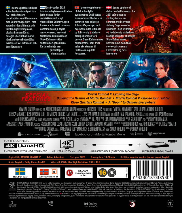 Movie - Mortal Kombat 2 (4K UHD)