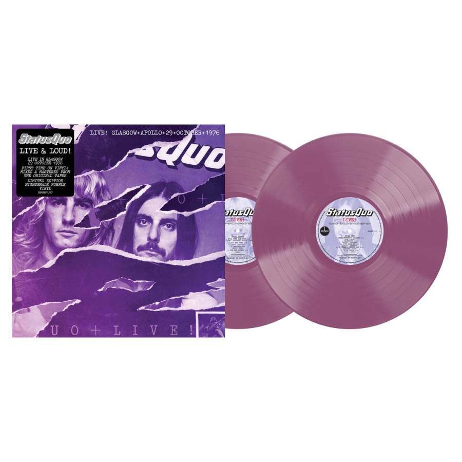 Status Quo - Live In Glasgow 29Th October 1976 (Color 2LP)
