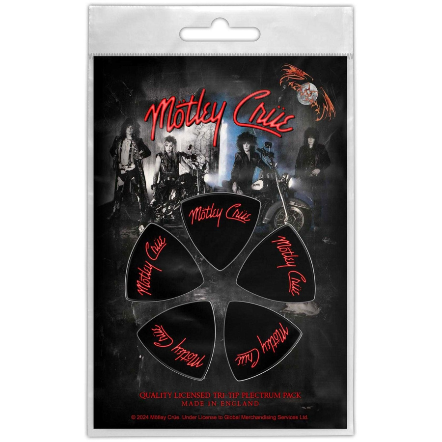 Motley Crue - Tri-Tip Plectrum Pack: Logo