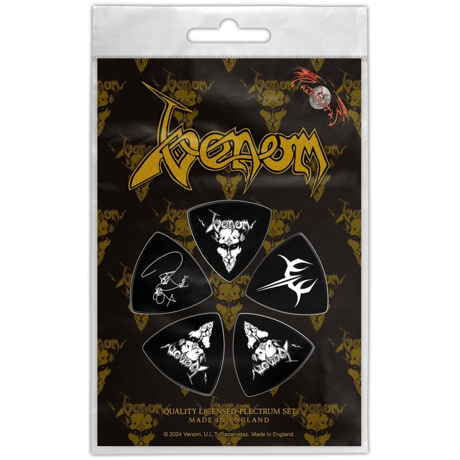 Venom - Tri-Tip Plectrum Pack: Black Metal