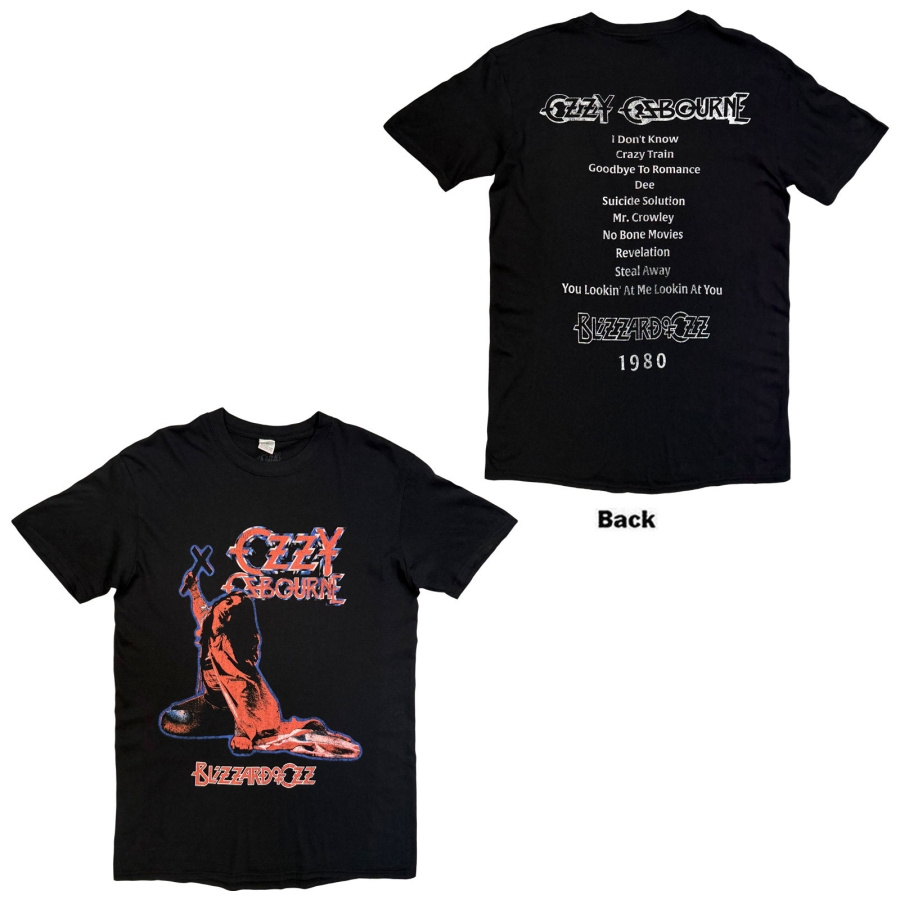 Ozzy Osbourne - Blizzard Of Ozz Tribute Uni Bl T-Shirt