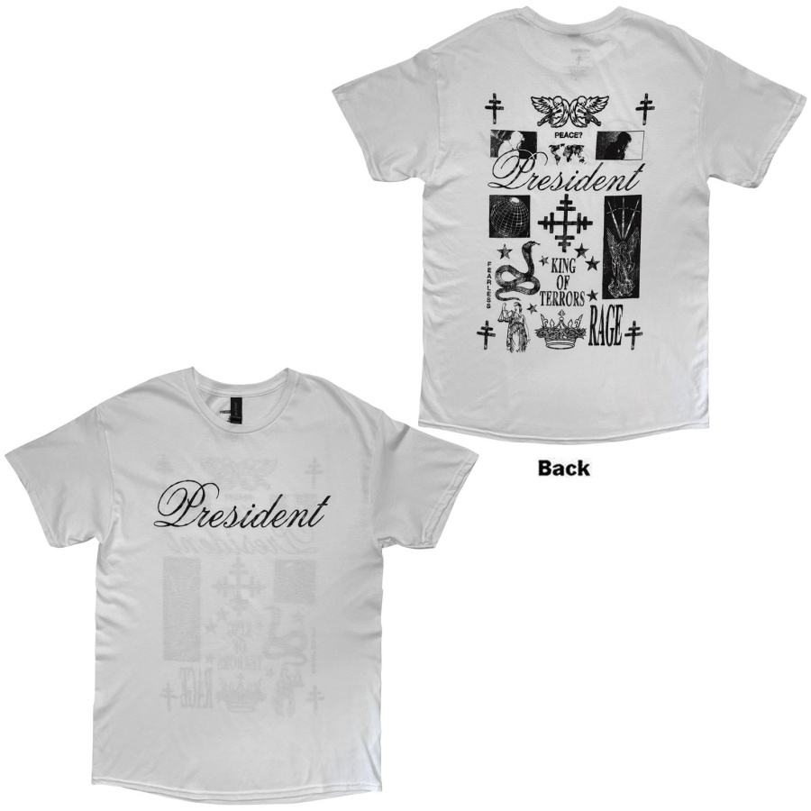 President - King Of Terrors Uni Wht T-Shirt