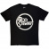 Rod Stewart - Circle Logo Mono Uni Bl T-Shirt Rod Stewart - Circle Logo Mono Uni Bl T-Shirt