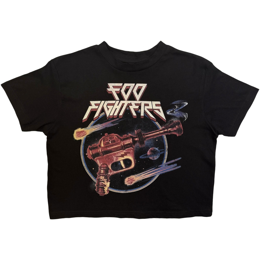 Foo Fighters - Ray Gun Lady Bl Crop Top