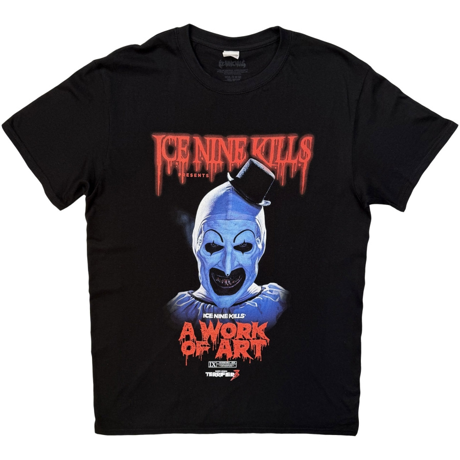 Ice Nine Kills - A Work Of Art Clown Uni Bl T-Shirt