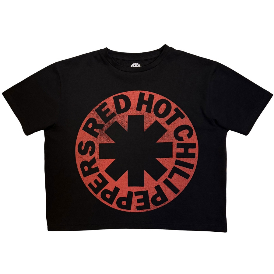 Red Hot Chili Peppers - Asterisk Circle Lady Bl Crop Top