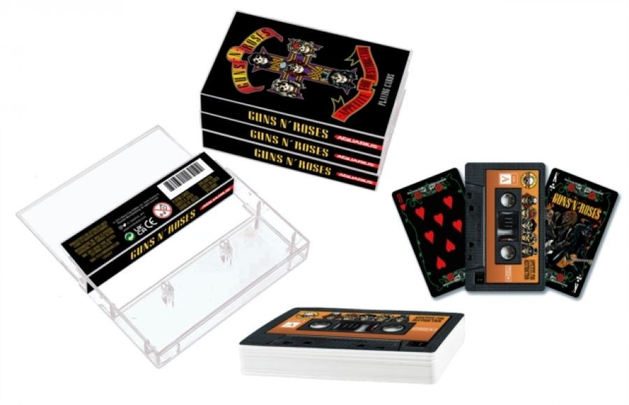 Guns N Roses - Playing Cards Cassette (6.5 Cm X 1.