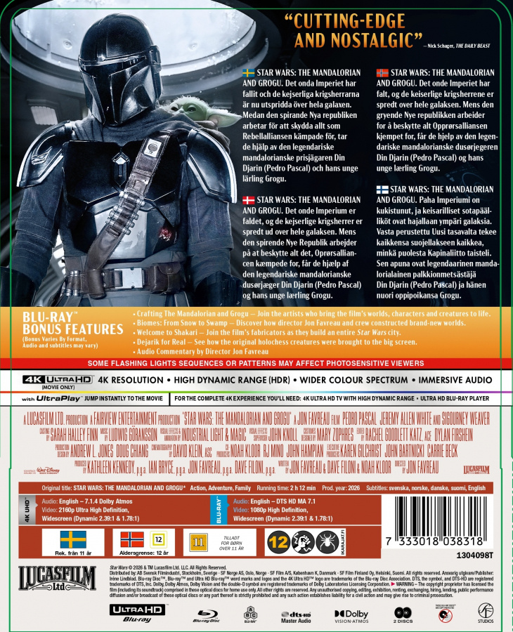 Movie - The Mandalorian And Grogu (Steelbook 2-Disc / 4K UHD + Blu-ray)