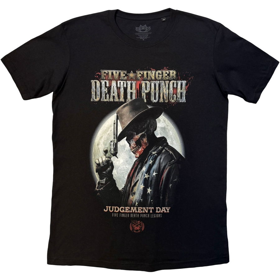 Five Finger Death Punch - Judgement Day Moon Uni Bl T-Shirt