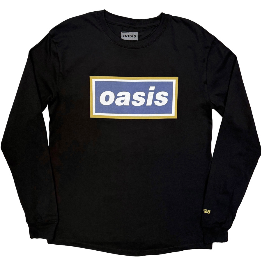 Oasis - Navy Gold Logo Uni Bl Longsleeve