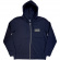 Oasis - Stencil Logo Uni Navy Zip Hoodie Oasis - Stencil Logo Uni Navy Zip Hoodie