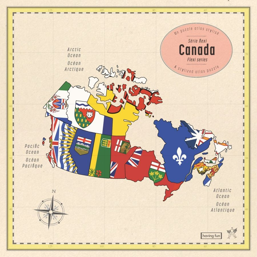 Map Of Canada Puzzle Series - Box Set