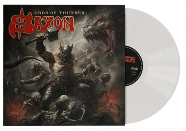 Saxon - Gods Of Thunder (Indies Exclusive Transparent Ghost Colour Vinyl)