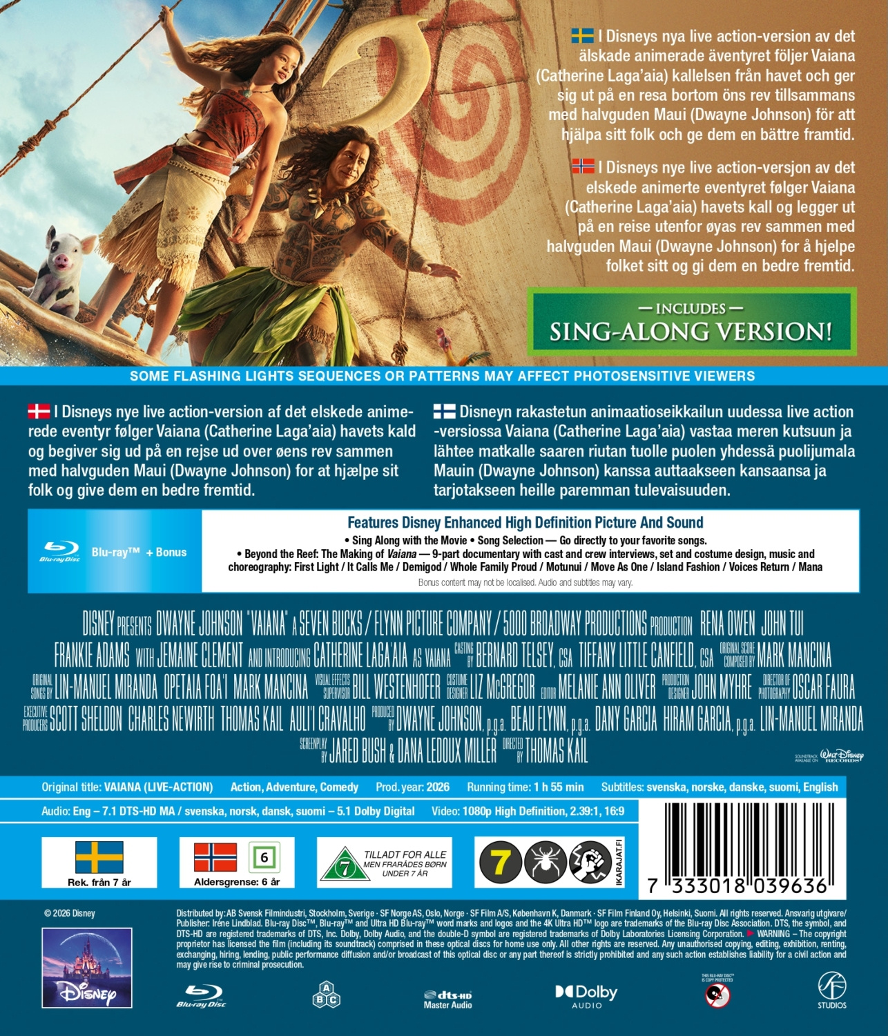 Movie - Vaiana (Live-Action / Blu-ray)