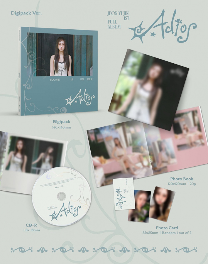 Jeon Yu Jin - Adios (Digipack Ver.)