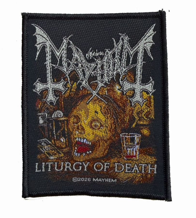Mayhem - Patch Liturgy Of Death (10 Cm X 7,8