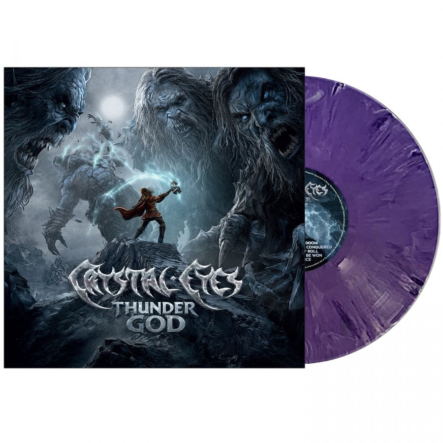 Crystal Eyes - Thunder God (Marbled Vinyl Lp)