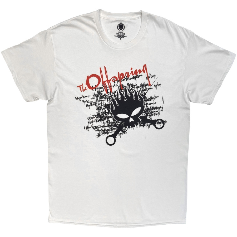 The Offspring - Hypodermic Uni Wht T-Shirt