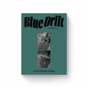 Ateez - 8th Anniversary Photobook Blue Drift + Photocard
