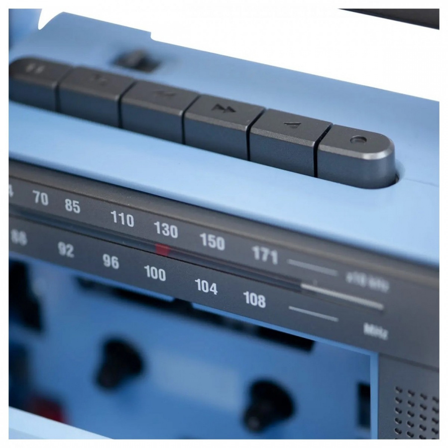 Kassettspelare - Ct102 Cassette Player (Blue/Grey)  (Uk Adapter)