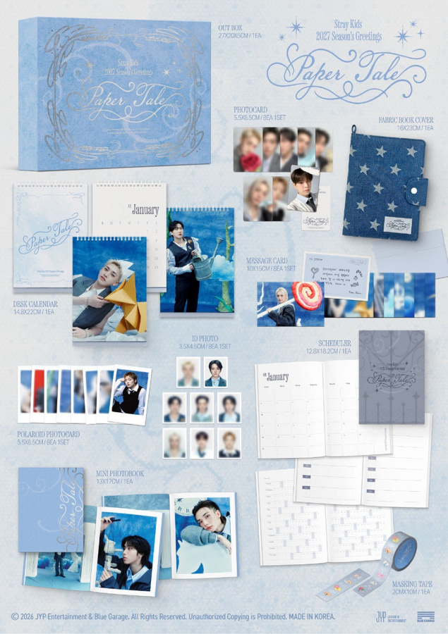 Stray Kids - 2027 Seasons Greetings - Paper Tale + Apple
