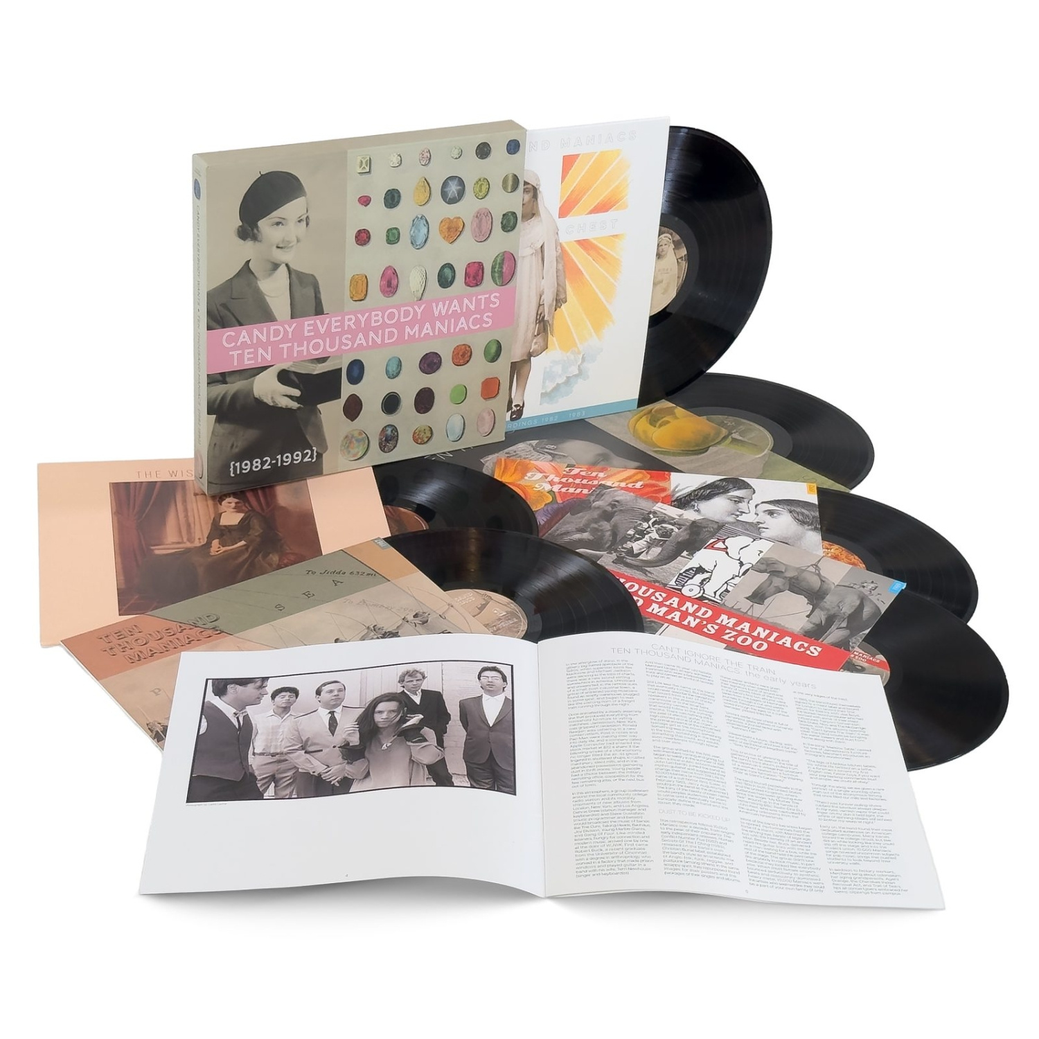 10000 Maniacs - Complete Elektra Studio Albums (Limited 6 X 140G Black Vinyl Album Box)