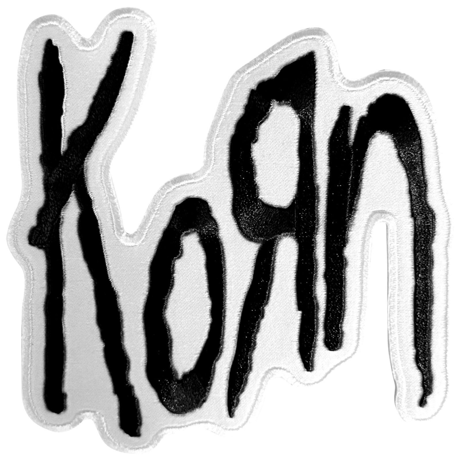 Korn - Black Logo Woven Patch