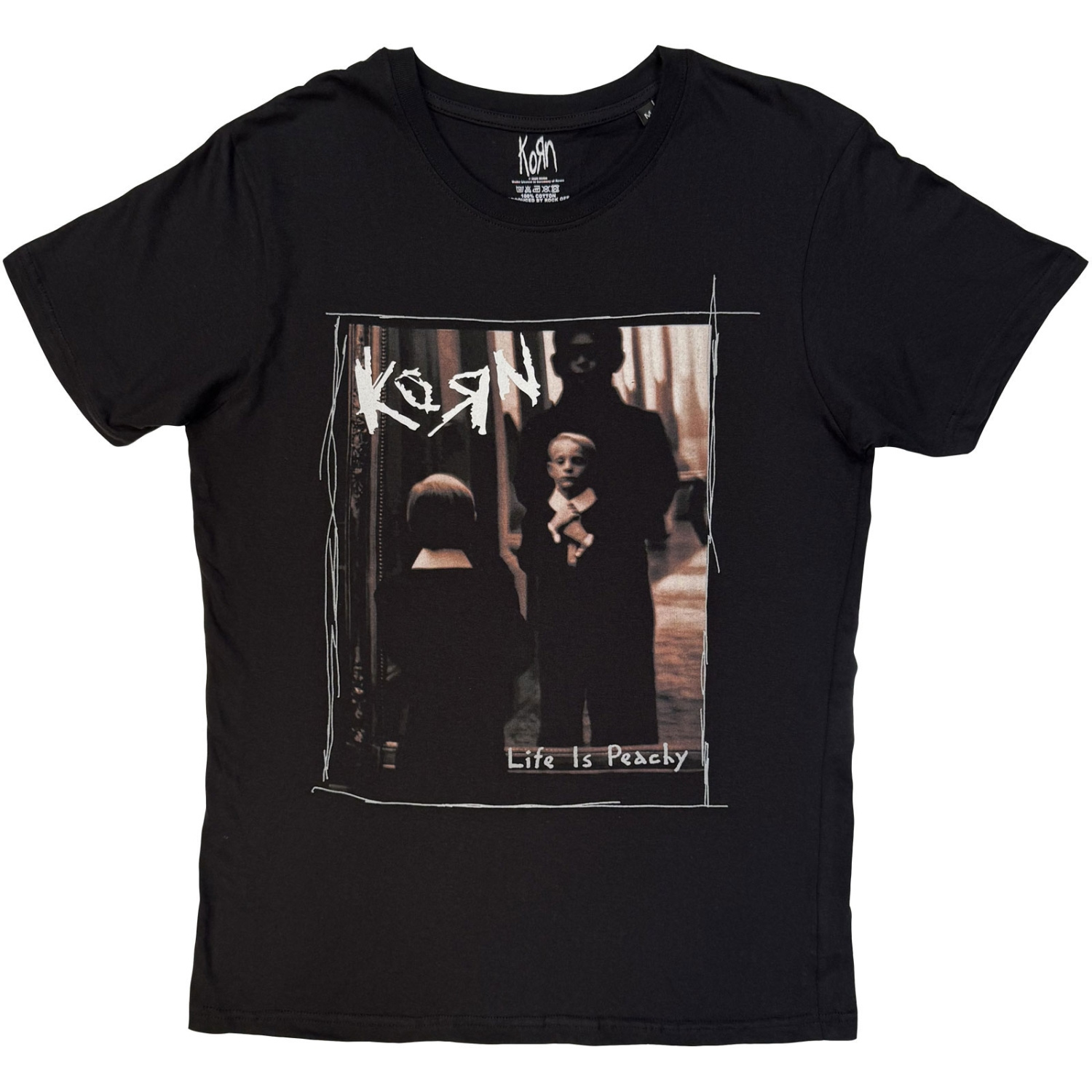 Korn - Life Is Peachy Scribbles Uni Bl T-Shirt