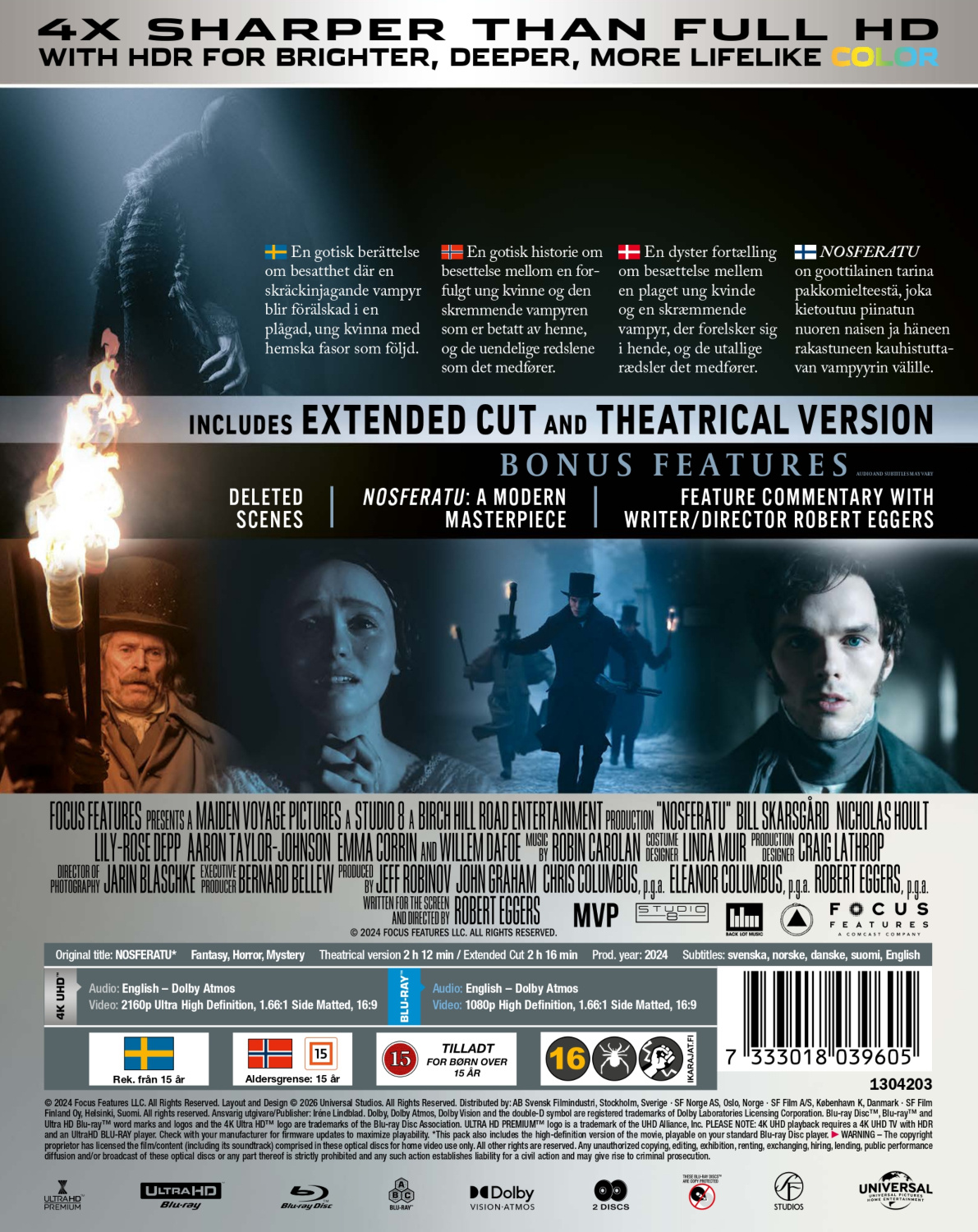 Movie - Nosferatu (Ltd Steelbook 2-Disc / 4K Uhd + Blu-Ray)