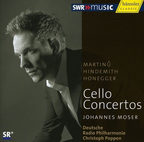 Hindemith / Honegger / Martinu - Cello Concertos